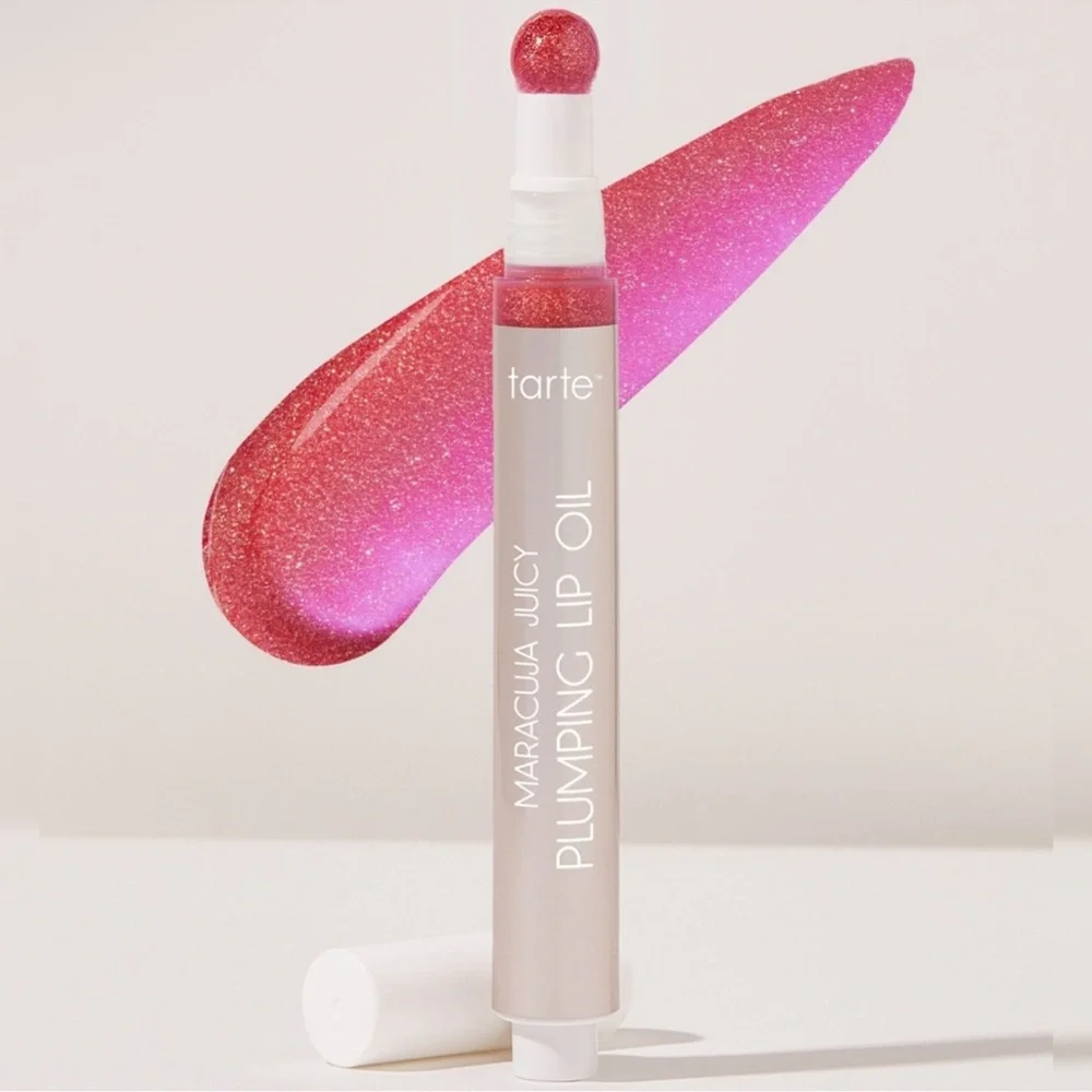 TARTE Shimmering Hibiscus Maracuja Juicy Plumping Lip Oil NIB $27